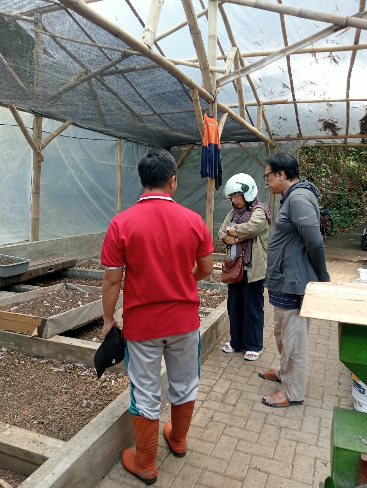 Area fasilitas pengolahan sampah TPS3R